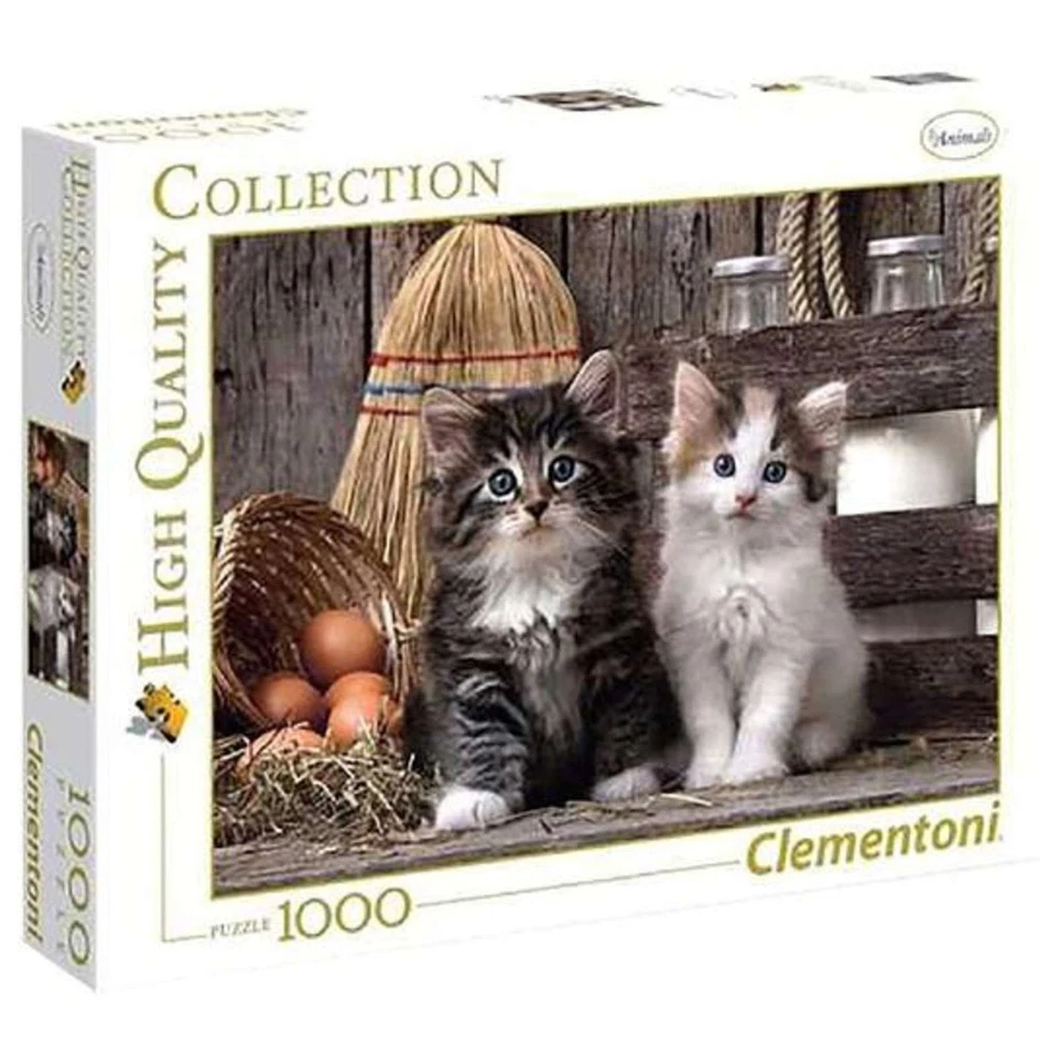Clementoni Puzzle 1000 HQC Lovely Kittens 39340