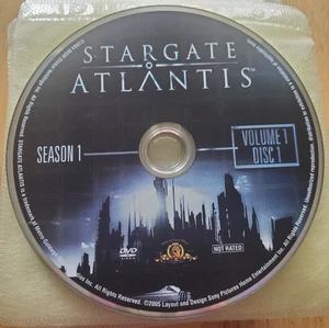 Stargate Atlantis Season 1 Disc Only Loose DVD TV Series MGM Home Entertainment - Picture 1 of 11
