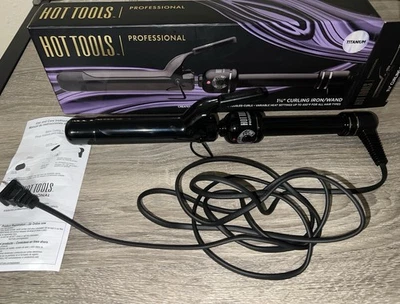 HOT TOOLS Pro Artist Black Gold Curling Iron, 1-1/4 inch - HPK45BLK - Image 1 of 4