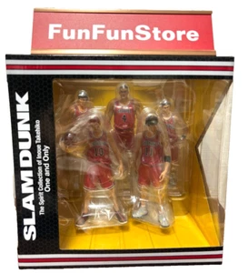 SLAM DUNK SHOHOKU Starting Member Set of 5 Figures Japan Rare Used - Picture 1 of 14