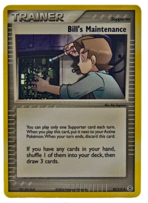 Bill's Maintenance 87/112 Uncommon EX Fire Red Leaf Green NM w/eBay Shipping - Image 1 of 3
