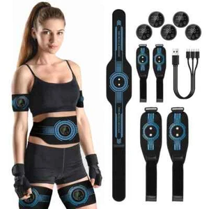 Muscle Stimulator Abdominal Toning Belt Abs Muscle Home Gym Fitness Training - Picture 1 of 27