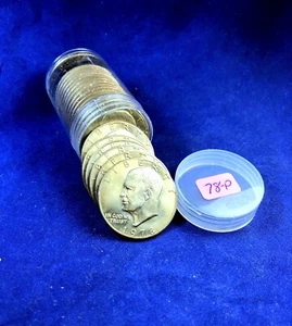 1978-P Brilliant Uncirculated Eisenhower Ike Dollar Roll - 20 Coins - Picture 1 of 1