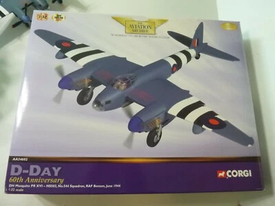 Corgi, Mosquito, 544 Squadron, RAF, 60th Anniversary D-Day, 1:32, Diecast, New - Image 1 of 4