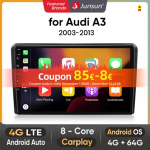 8 Core 4+64GB Carplay Android 13 Autoradio GPS Navi WIFI Für Audi A3 S3 RS3 8P - Bild 1 von 15