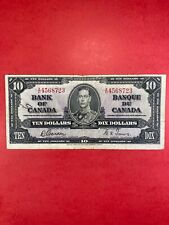 1937 Canada Gordon / towers 10 Dollar Banknote