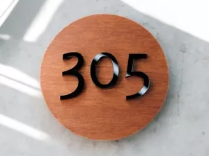 Personalized Home Address Sign house number Custom House Number Plaque - Picture 1 of 3