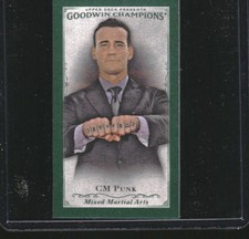 2016 Upper Deck Goodwin Champions Mini Cloth Lady Luck #13 CM Punk /25