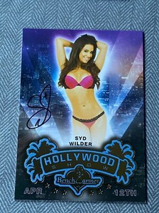 SYD WILDER PLAYBOY BENCHWARMER BENCH WARMER HOLLYWOOD SHOW AUTOGRAPH AUTO CARD