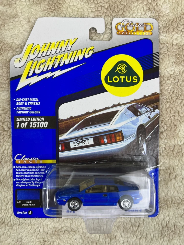 Johnny Lightning '89 Lotus Esprit 1/64th Diecast Car by Auto World JLCG027B
