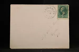 Illinois: Duck Creek 1881 3c Banknote Cover, DPO Mercer Co - Picture 1 of 2