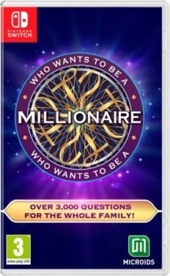 Who Wants to be a Millionaire Nintendo Switch EXCELLENT Condition CARTRIDGE Vers - Image 1 of 4