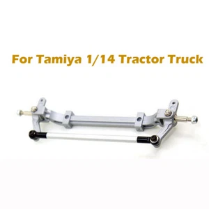 Alloy Front End Steering Axle Upgrade Parts For 1:14 RC Car Tamiya Tractor Truck - Picture 1 of 4