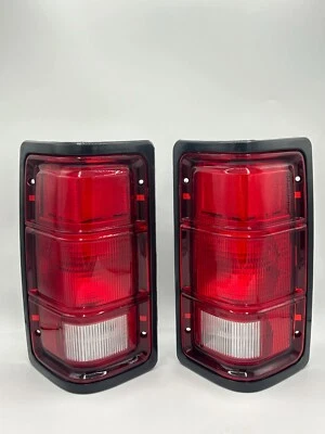 Tail lights  Black Bezel Trim Pair Set For 1988-1996 Dodge Dakota RamCharger - Image 1 of 3