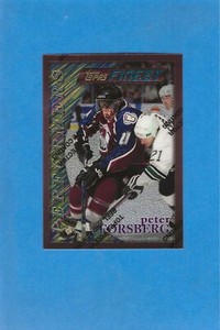1996 Topps Finest #26 Peter Forsberg NM to MINT