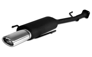 muffler for Opel Astra G HB 1.4i 16V 66kW 1998-2003 Single Oval Tip 95x65mm - Picture 1 of 2