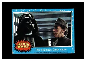 1977 Topps Star Wars #7 The villainous Darth Vader - Picture 1 of 2
