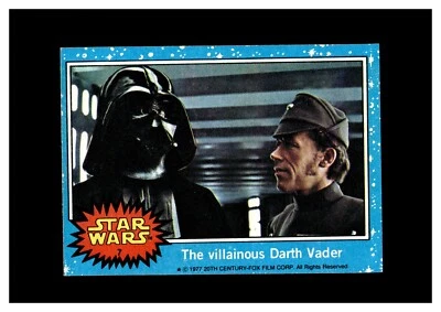 1977 Topps Star Wars #7 The villainous Darth Vader - Image 1 of 2