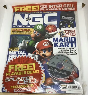 NGC MAGAZINE 2003 WOOLWORTH EXCLUSIVE SEALED GAMECUBE DEMO DISC SPLINTER CELL - Image 1 of 4