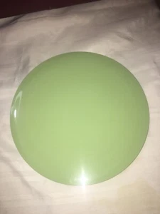 TUPPERWARE NEW Gestures Melamine Heavy Plastic 14” Serving Platter Pear Green - Picture 1 of 8