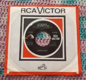 Connie Smith 45 Run Away Little Tears / Let Me Help You Work It Out RCA Victor - Picture 1 of 2