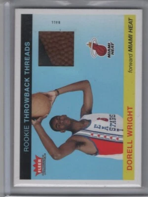 Fleer NBA 2004 baloncesto sesión de fotos pelota novato evento usado Dorell Wright Foto 1 de 2