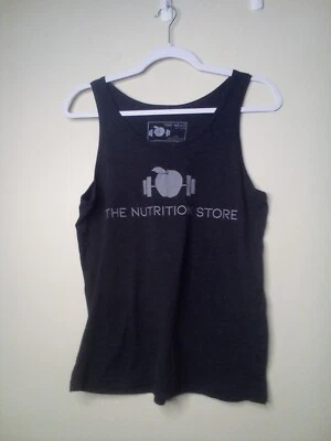 Camiseta sin mangas The Nutrition Store para mujer S TNS Wear logotipo deportivo activo gris Foto 1 de 4