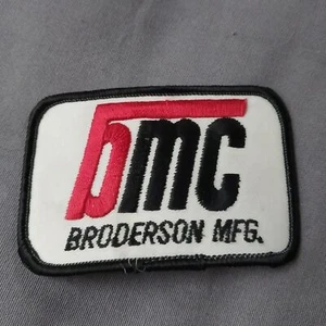 Broderson Mfg. Manufacturing 3 1/2" X 2 1/4" BMC Sew On Patch - Picture 1 of 2