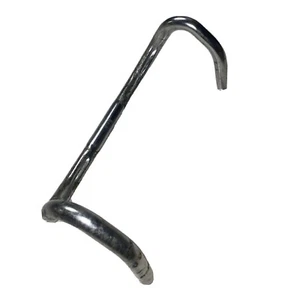 Road Track Fixie Drop Bar 42cm / 25.8mm Alloy Anatomical Bend Flared Drops - Picture 1 of 10