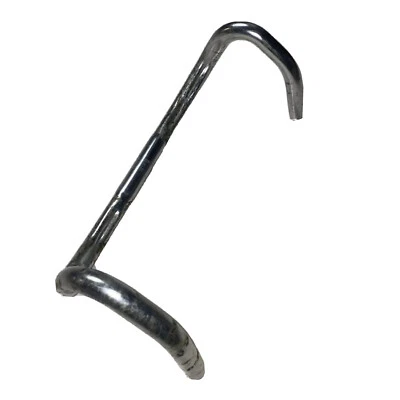 Road Track Fixie Drop Bar 42cm / 25.8mm Alloy Anatomical Bend Flared Drops - Image 1 of 4