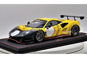 1/18th Ferrari 488 Modificata Yellow/Gloss Grey Free Shipping/ MR - Picture 1 of 11