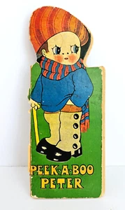 Shape Book - Peek-a-Boo Peter, McLoughlin Bros 1927 Toodles Boys Series - Foto 1 di 6
