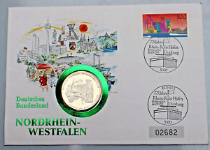 DEUTSCHLAND 1991: NORDRHEIN-WESTFALEN, Cu-Ni, St, NUMISBRIEF, N1
