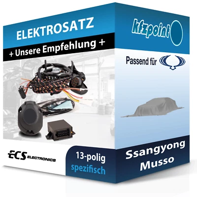 Für Ssangyong Musso 01.2018-02.2022 ECS E-Satz 13polig fahrzeugspezifisch NEU - Bild 1 von 2