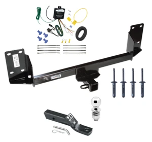 Trailer Tow Hitch For 07-18 BMW X5 Complete Package w/ Wiring Kit & 2" Ball - Picture 1 of 9