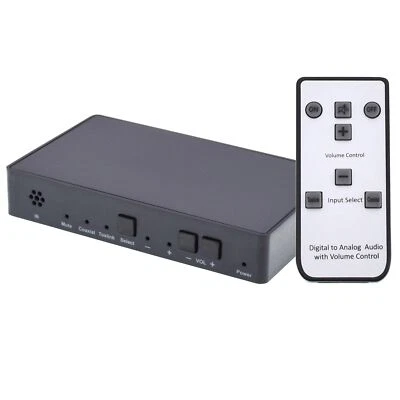 Dynavox Mini DAC UM1 mit Fernbedienung HiFi Digital Analog Wandler Extra Klein - Bild 1 von 4
