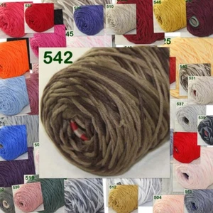 Sale 400g Cone Soft Cotton Chunky Super Bulky Hand Wrap Shawl Knitting Yarn - Picture 1 of 63