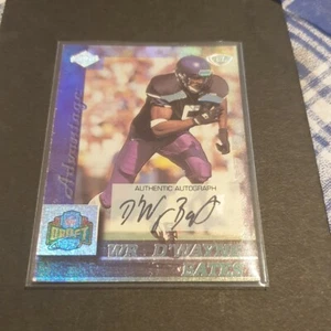 1999 Edge NFL Draft D'Wayne Bates Rookie Autograph Card - Chicago Bears - Picture 1 of 1