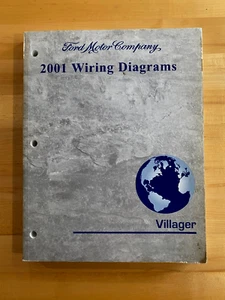 2001 Ford Mercury Villager OEM Wiring Diagrams - Foto 1 di 2