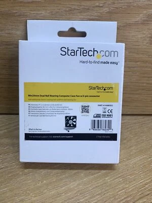 StarTech.com Fanbox 2 80mm Case cooler 3 Pin Connector - Image 1 of 2