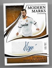 2020 Panini Immaculate Autograph Auto Card : Jose Luis Gaya #35/99