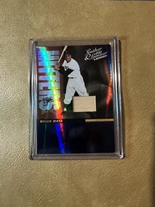 2005 Donruss Leather & Lumber Hitters Inc Gold /25 Willie Mays Relic #HI-25 HOF - Picture 1 of 2
