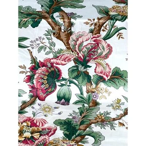 Vintage Jonelle Stoff Blumen Chapelle Muster Chintz England 80er Meterware - Bild 1 von 9