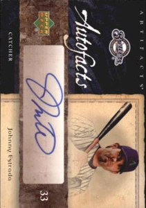 2007 Artifacts Autofacts #JE Johnny Estrada Autograph Auto Card - Picture 1 of 2
