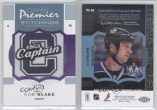 2007-08 O-Pee-Chee Premier Stitchings Parallel 50 /50 Rob Blake #PS-BL HOF