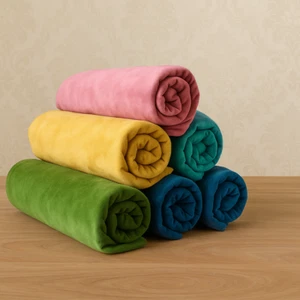 Velvet Cotton Upholstery Fabric – Ideal for Curtains, Chairs & DIY Crafts - Picture 1 of 11