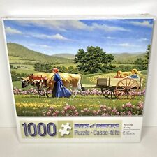 Bits And Pieces 1000 pc Jigsaw Puzzle Rolling Along John Sloane Farm New Sealed