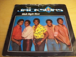 THE JACKSONS -WALK RIGHT NOW - VINYL -7" - 1981 -VG+/G+ - Picture 1 of 4