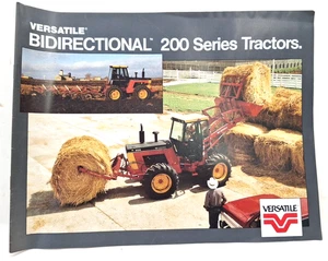 USED VERSATILE BIDIRECTIONAL 200 SERIES TRACTORS SALES BROCHURE VER-162-0465-28 - Bild 1 von 4