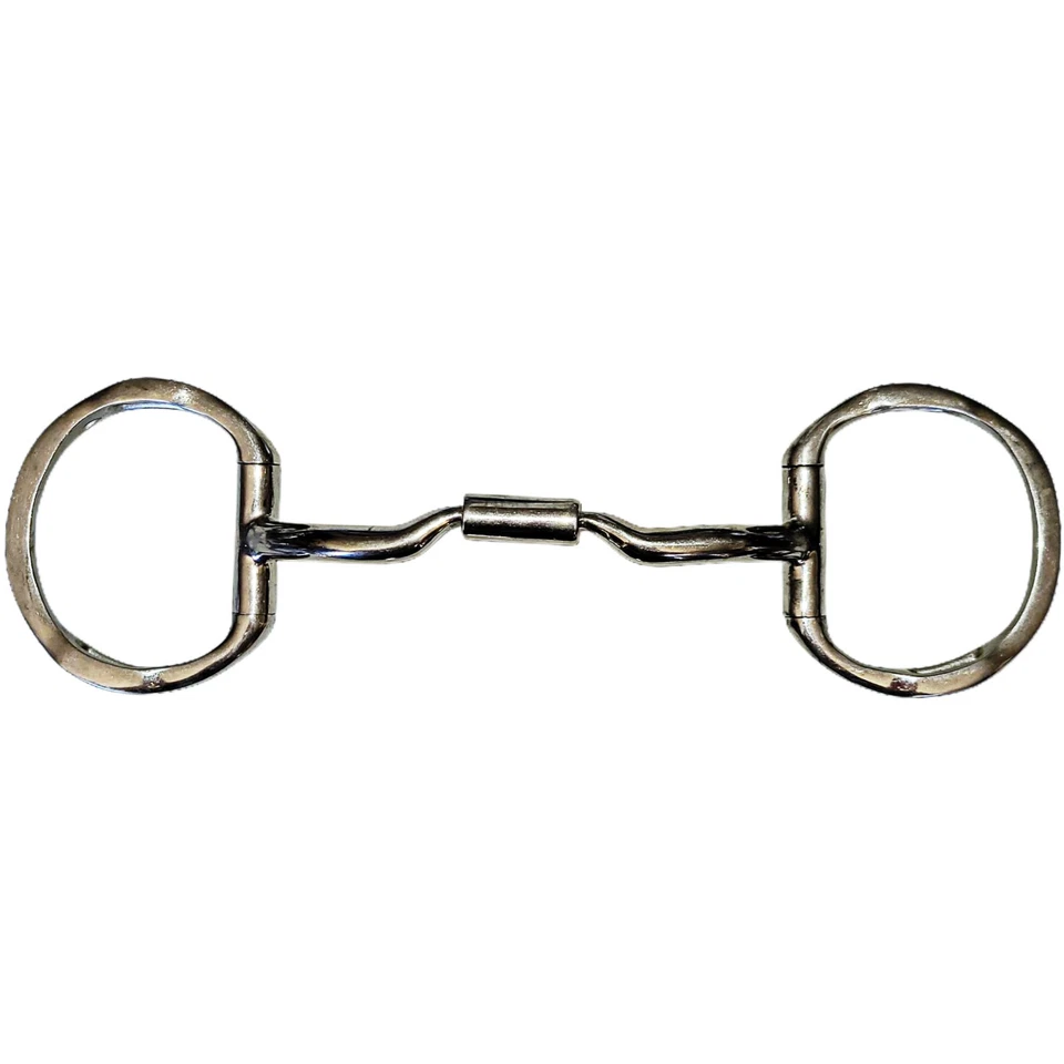 Myler Toklat Eggbutt Low Port Barrel Comfort Snaffle Bit MB04 Hooks 5-1/2 Wide - Image 1 of 4
